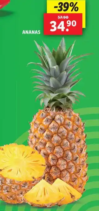 Lidl Ananas nabídka