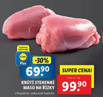 Krůtí stehenní maso na řízky