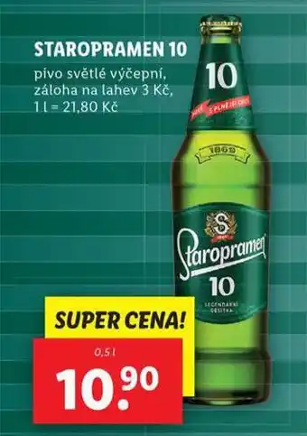 Lidl Pivo staropramen nabídka