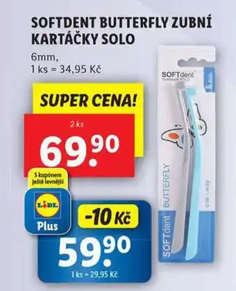 Lidl Softdent zubní kartáček nabídka