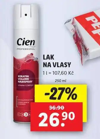 Lidl Lak na vlasy nabídka