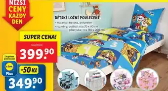Lidl Dětské ložní povlečení nabídka