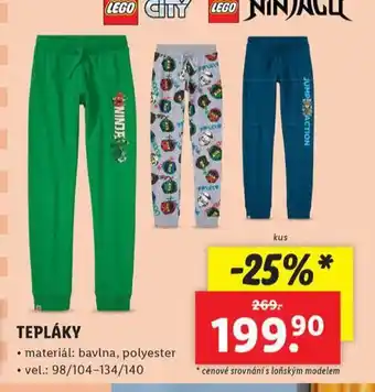 Lidl Tepláky nabídka