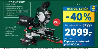 Lidl Kapovací a pokosová pila nabídka