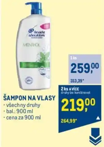 Makro ŠAMPON NA VLASY nabídka