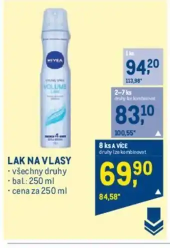 Makro LAK NA VLASY nabídka