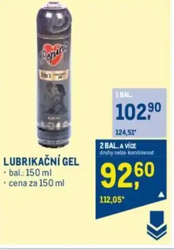 Makro LUBRIKAČNÍ GEL nabídka