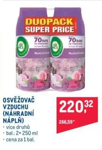 Makro OSVĚŽOVAČ VZDUCHU (NÁHRADNÍ NÁPLŇ) nabídka