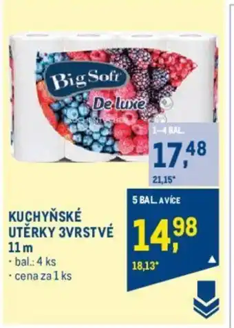 Makro KUCHYŇSKÉ UTERKY 3VRSTVE 11m nabídka