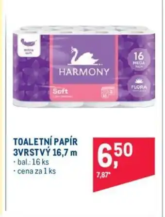 Makro TOALETNÍ PAPÍR 3VRSTVÝ 16,7 m nabídka