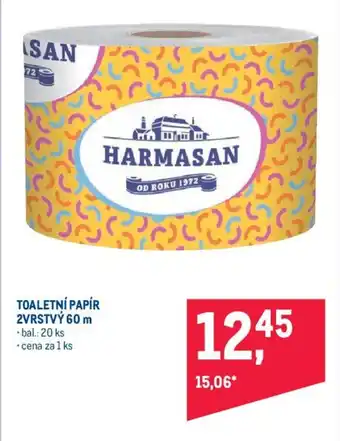 Makro TOALETNÍ PAPÍR 2VRSTVÝ 60 m nabídka