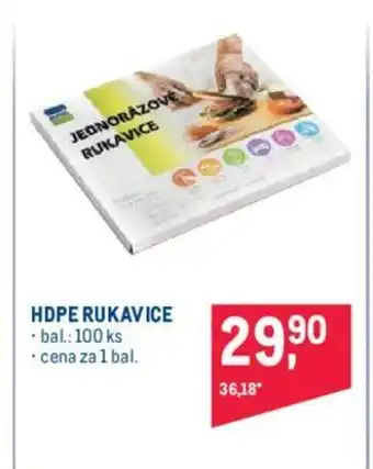 Makro HDPE RUKAVICE nabídka