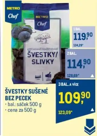 Makro ŠVESTKY SUŠENÉ BEZ PECEK nabídka
