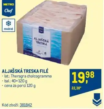 Makro ALJAŠSKÁ TRESKA FILÉ nabídka