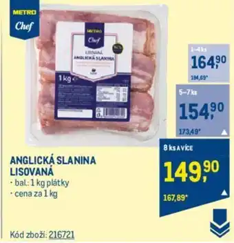 Makro ANGLICKÁ SLANINA LISOVANÁ nabídka