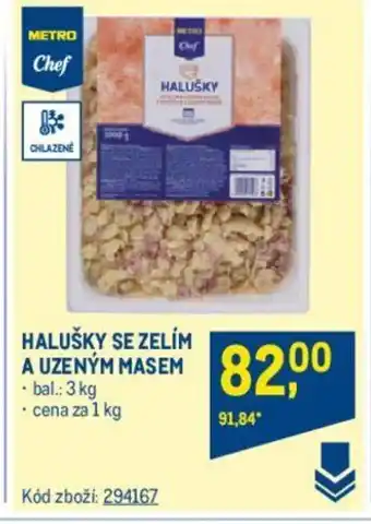 Makro HALUŠKY SE ZELÍM A UZENÝM MASEM nabídka