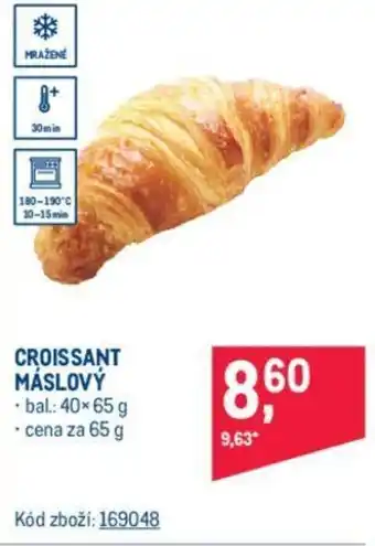 Makro CROISSANT MÁSLOVÝ nabídka