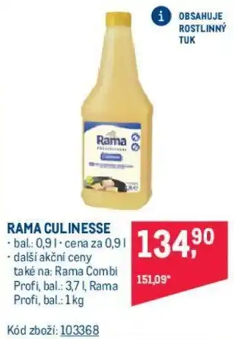 Makro RAMA CULINESSE nabídka