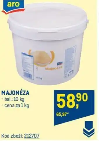 Makro MAJONÉZA nabídka