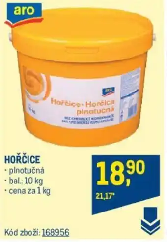 Makro HOŘČICE nabídka