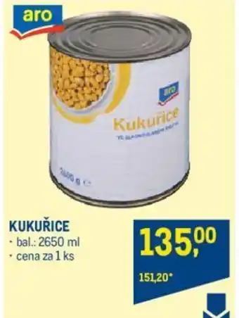 Makro KUKUŘICE nabídka