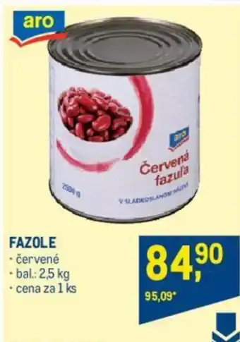 Makro FAZOLE nabídka