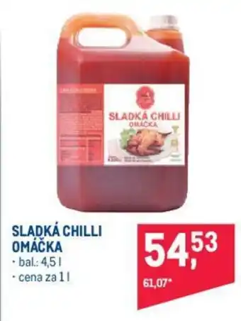 Makro SLADKÁ CHILLI OMÁČKA nabídka