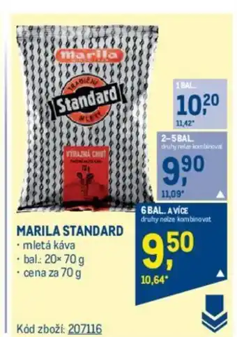 Makro MARILA STANDARD nabídka