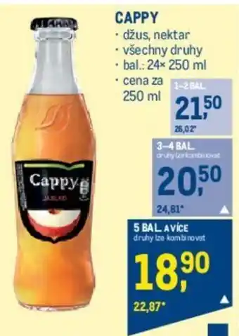 Makro CAPPY nabídka