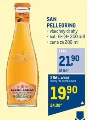 Makro SAN PELLEGRINO nabídka