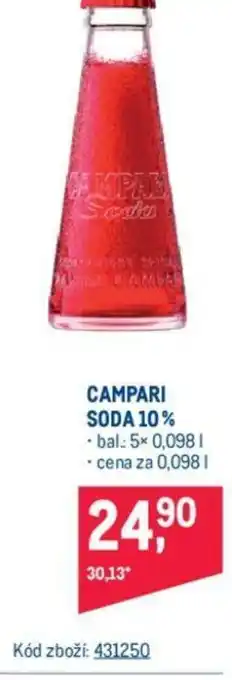 Makro CAMPARI SODA 10% nabídka