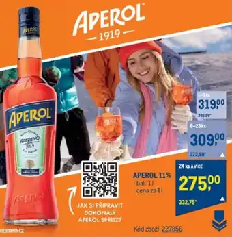 Makro APEROL 11% nabídka