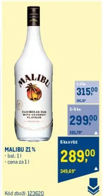 Makro MALIBU 21% nabídka