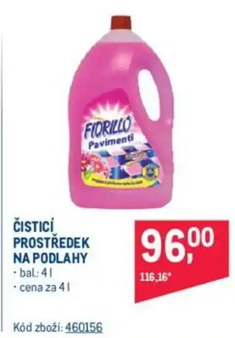 Makro ČISTICÍ PROSTREDEK NA PODLAHY nabídka
