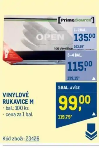 Makro VINYLOVÉ RUKAVICE M nabídka