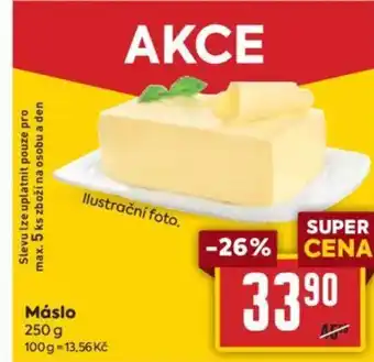 Billa Máslo nabídka