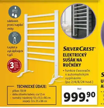 Lidl Elektrický sušák na ručníky nabídka
