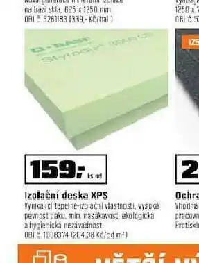 Izolační xdeska xps