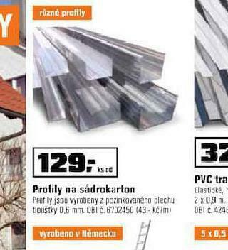 OBI Profily na sádrokarton nabídka