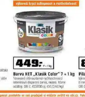 OBI Barva het klasik color nabídka