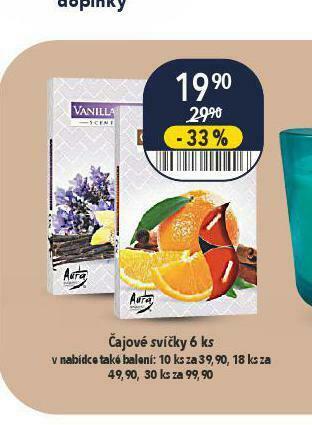 Globus Čajové svíčky nabídka