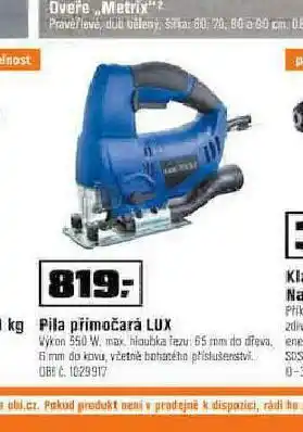 OBI Pila přímočará lux nabídka