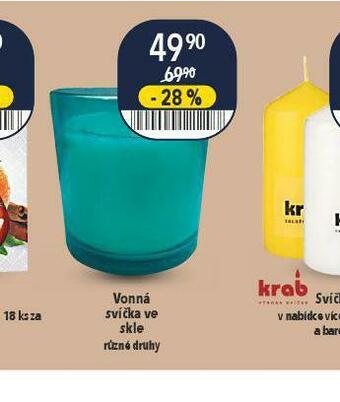 Globus Vonná svíčka ve skle nabídka