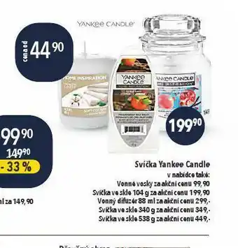 Globus Svíčky yankee candle nabídka