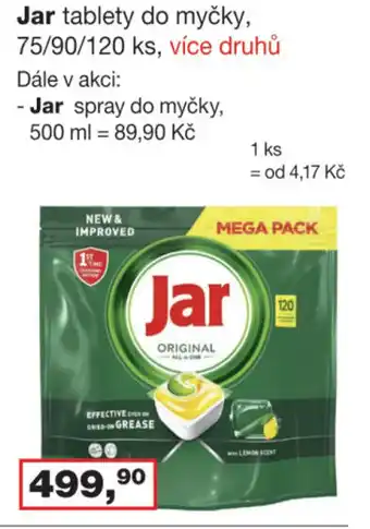 Ráj drogerie Jar tablety do myčky nabídka