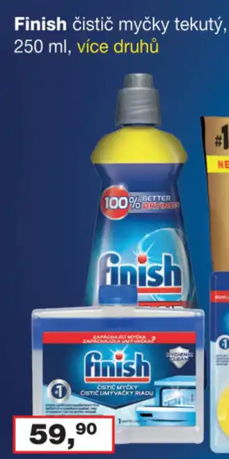 Ráj drogerie Finish čistič myčky tekutý 250 ml nabídka