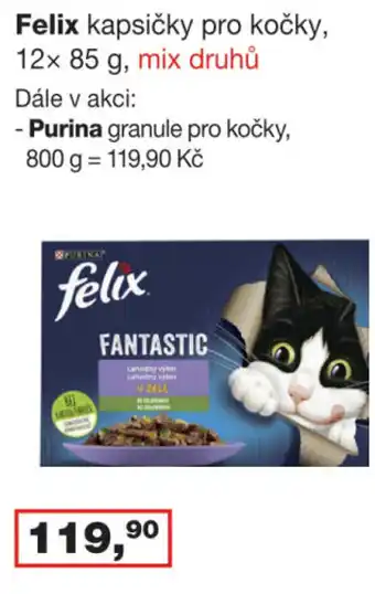 Ráj drogerie Felix kapsičky pro kočky, 12x 85 g nabídka