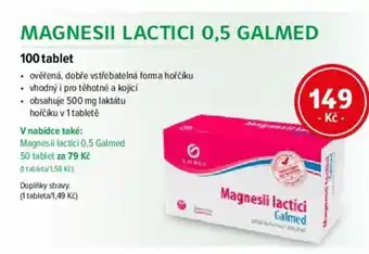 MAGNESII LACTICI 0,5 GALMED