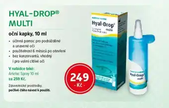 mojelekarna.cz HYAL-DROP MULTI nabídka