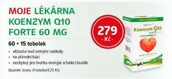 mojelekarna.cz MOJE LÉKÁRNA KOENZYM Q10 FORTE 60 MG nabídka
